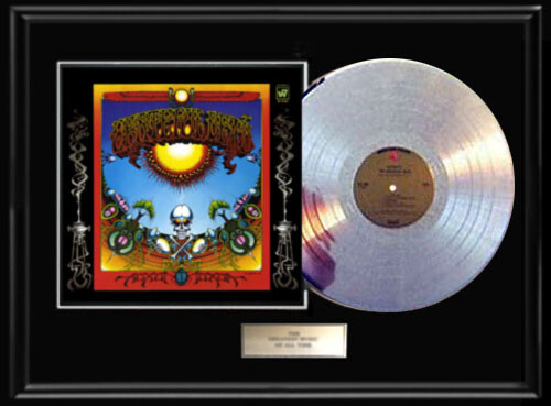GRATEFUL DEAD AOXOMOXOA WHITE GOLD SILVER PLATINUM RECORD LP RARE NON RIAA AWARD