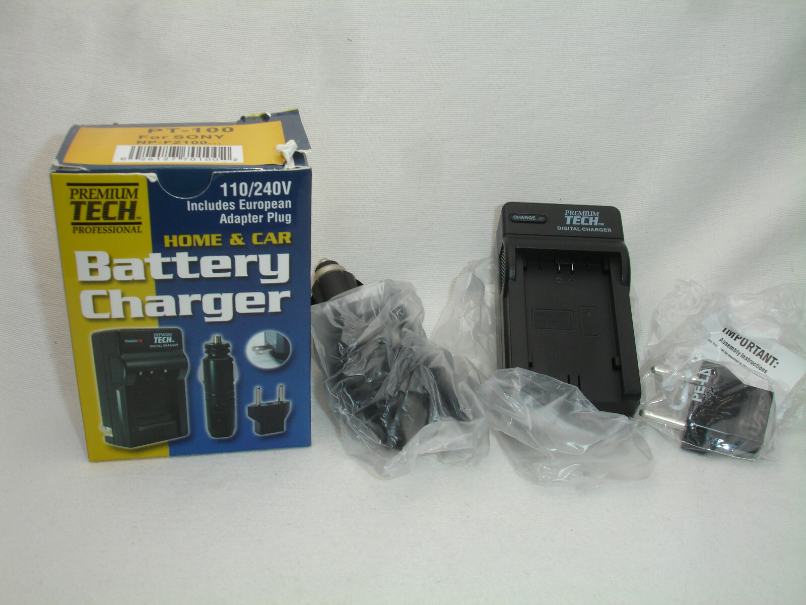 Travel Cae and Wall battery Charger for Sony NP-FZ100