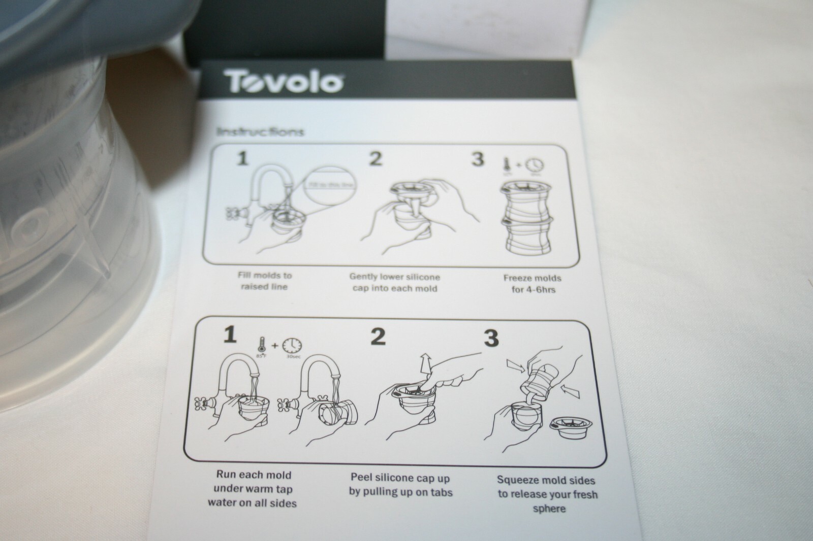 2 Sphere Ice Molds Tovolo NIB
