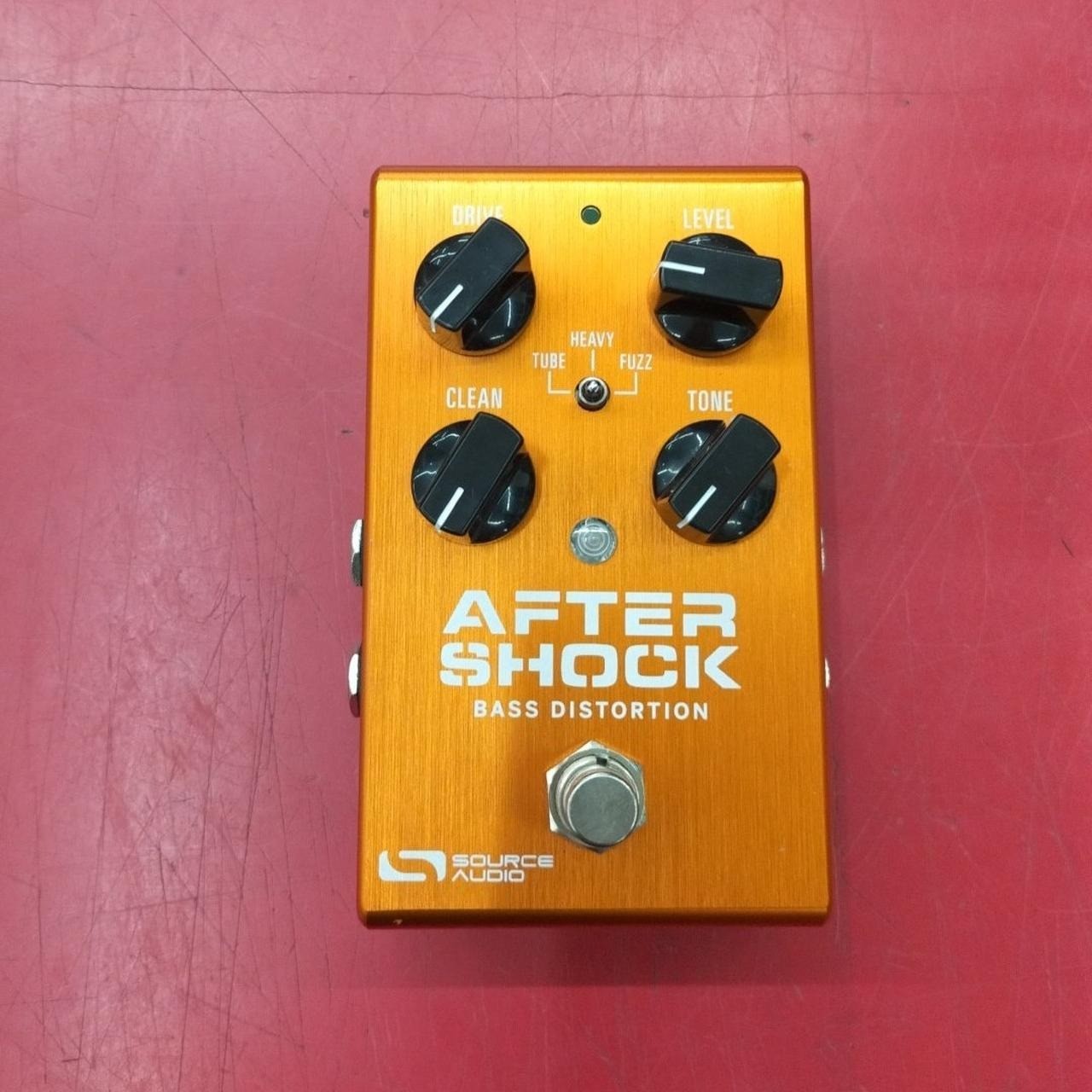 Source Audio Aftershock Distortion Bass Effects Pedal Orange Industry Metal LN
