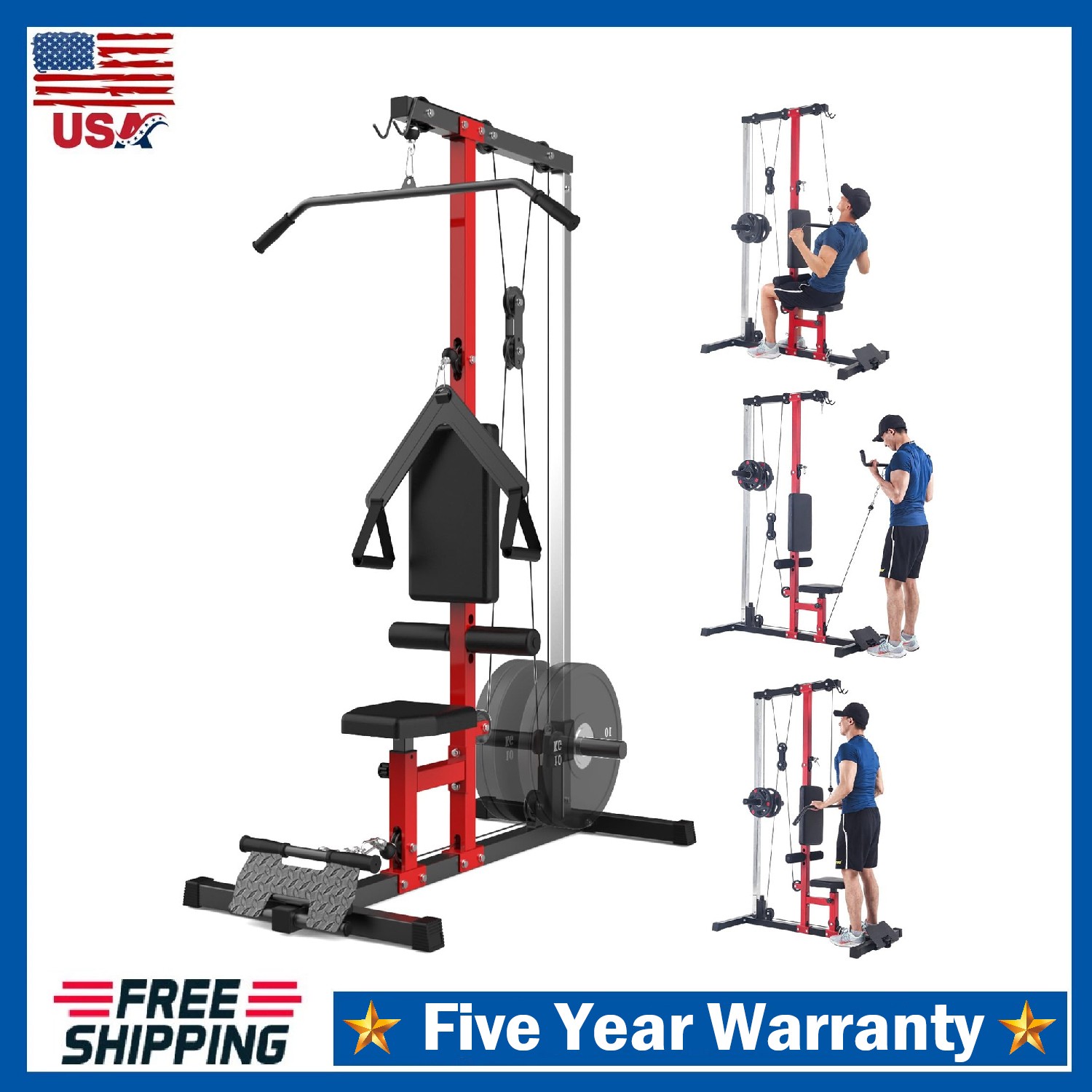 LAT Power Cable Machine, LAT Pulldown Machines ,Home Gym for Full Body Training
