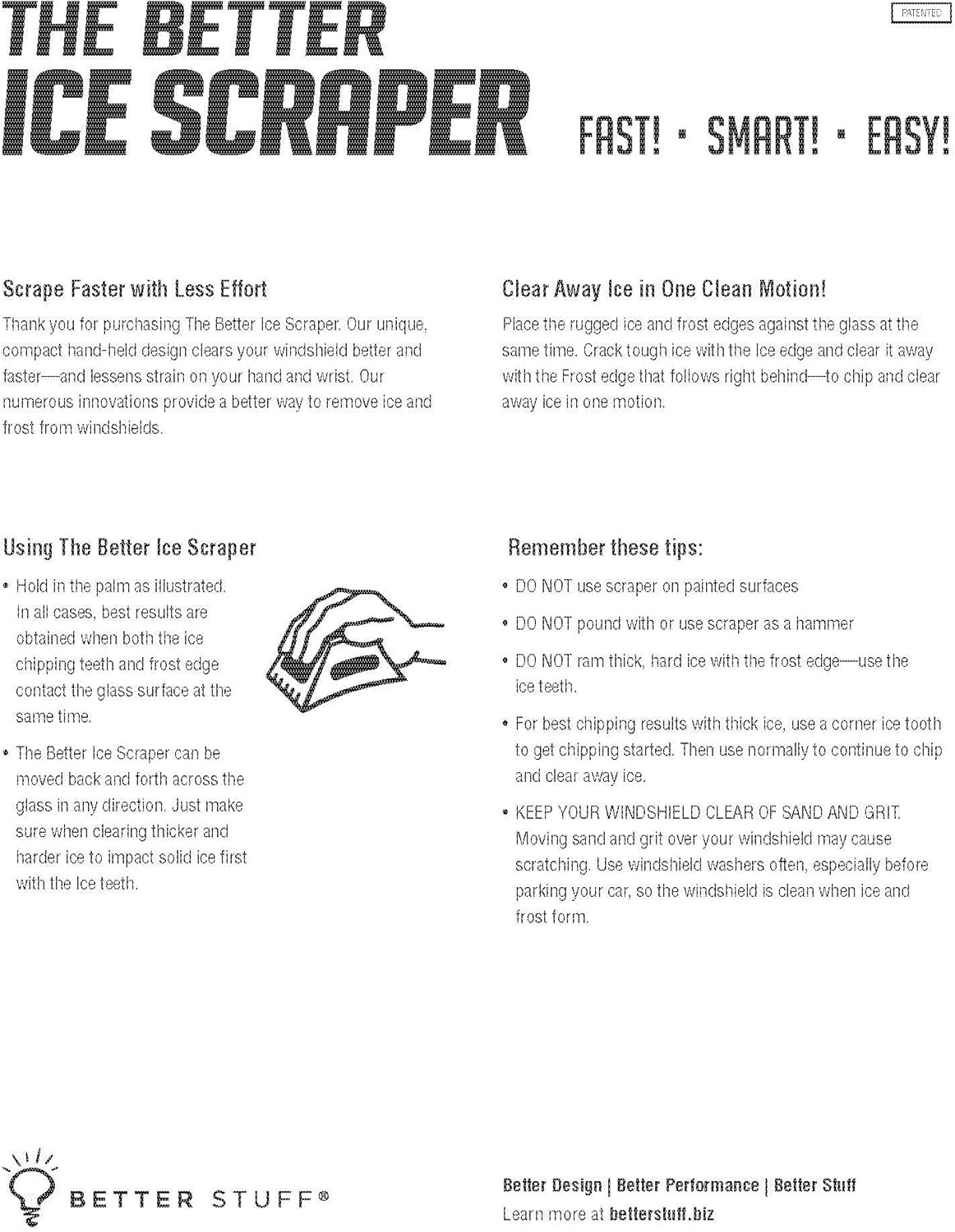 Revolutionary Ice Scraper with Shape Shifting Technology | Fast & Ergonomic