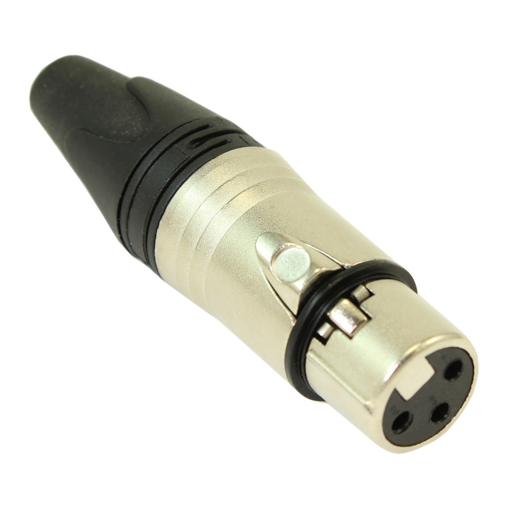 XLR Female Self-solder Connector  Shielded  Gold Plated