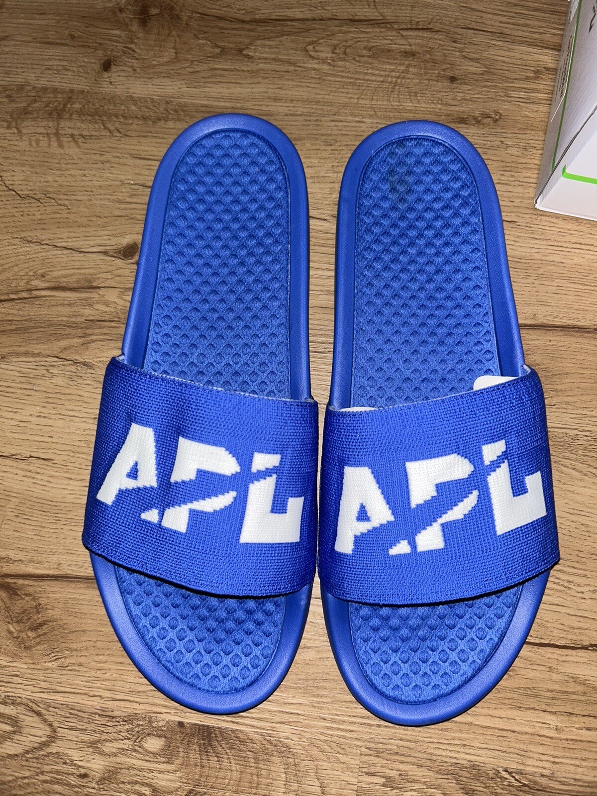 APL MENS BL TECHLOOM SANDALS SIZE 14 NWB COBALT BLUE/WHITE $120