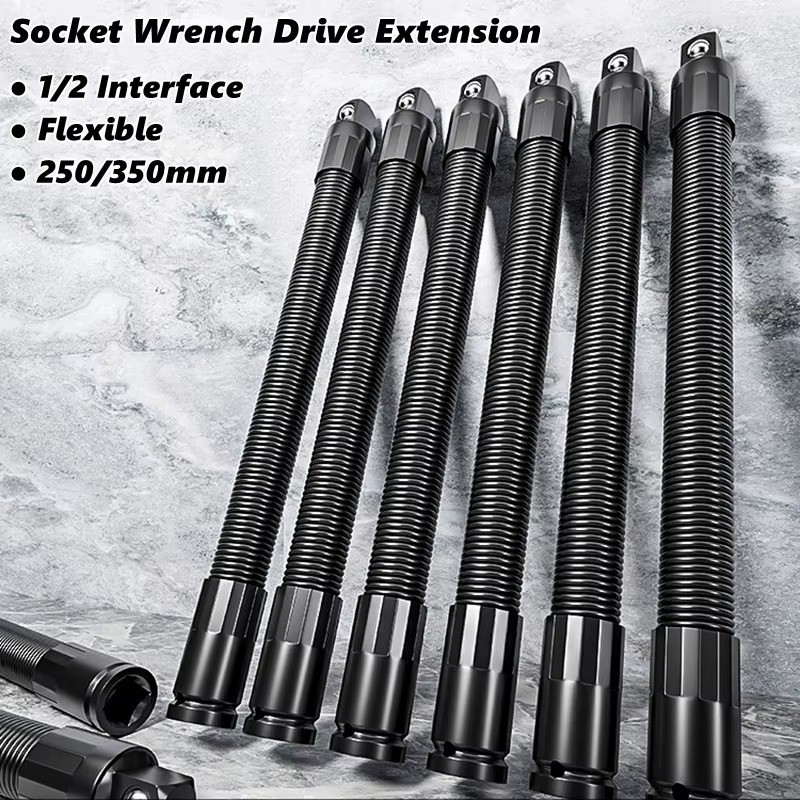 Heavy-Duty Torque Socket Ratchet Spanners,1/2 Flexible Shaft Extension Extender