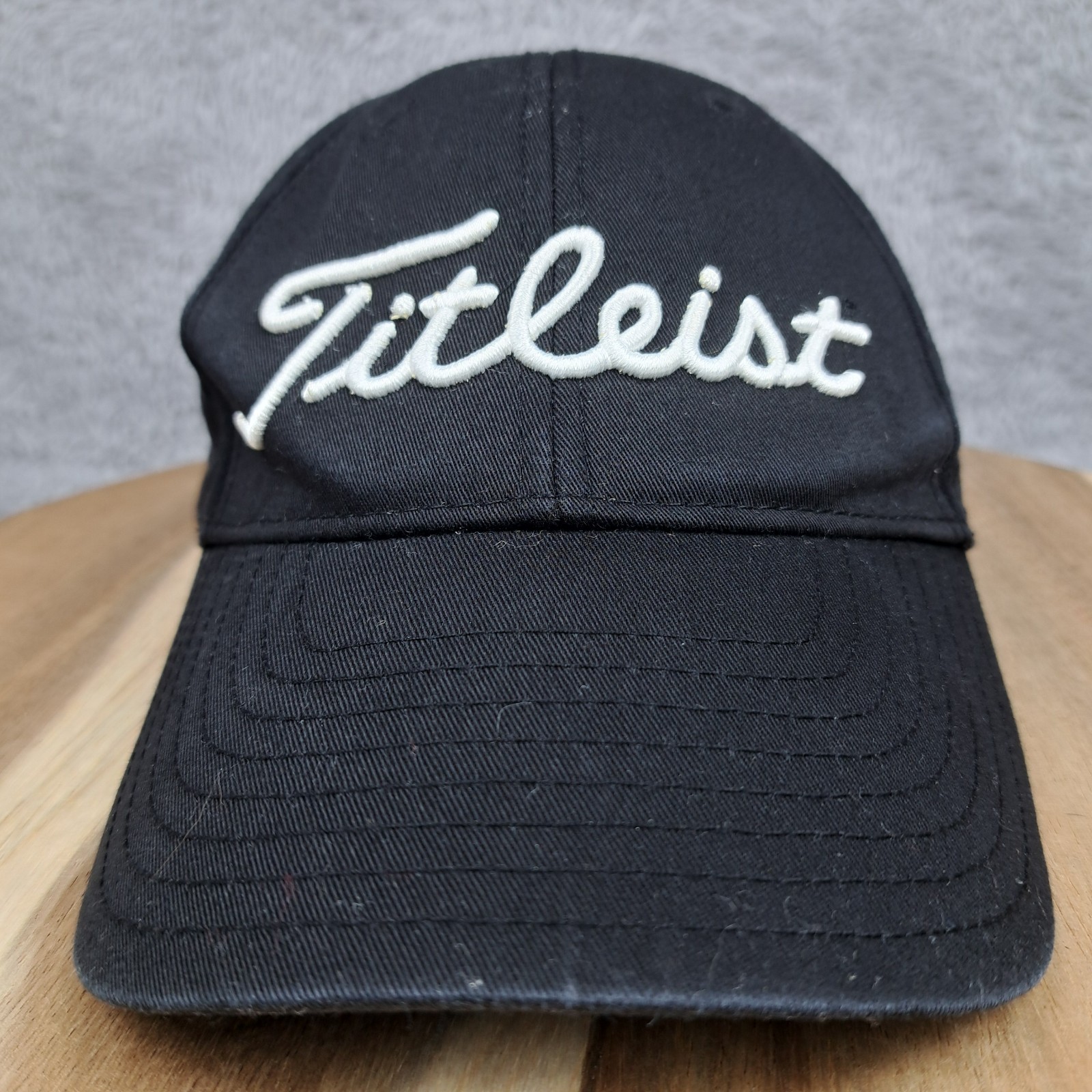 Titleist Hat Cap Strap Back Black AT&T Logo Performance Golfer Mens