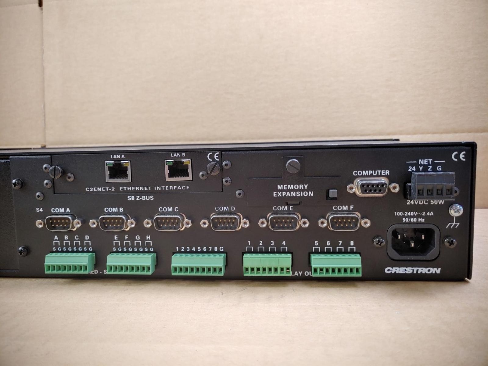 Crestron AV2 Audio Video Control Processor w/ C2ENET-2 & Rack-Ears ✔✔✔