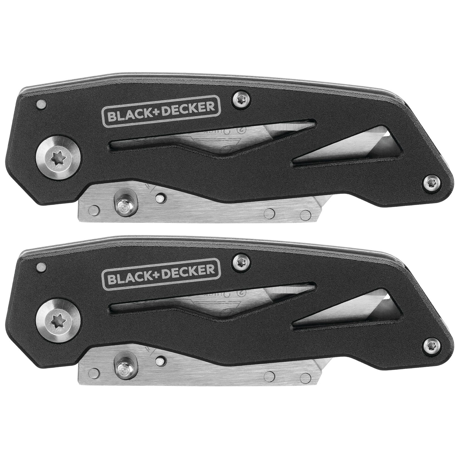 BLACK+DECKER Utility Knife, Folding, 2 Pack - BDHT10001