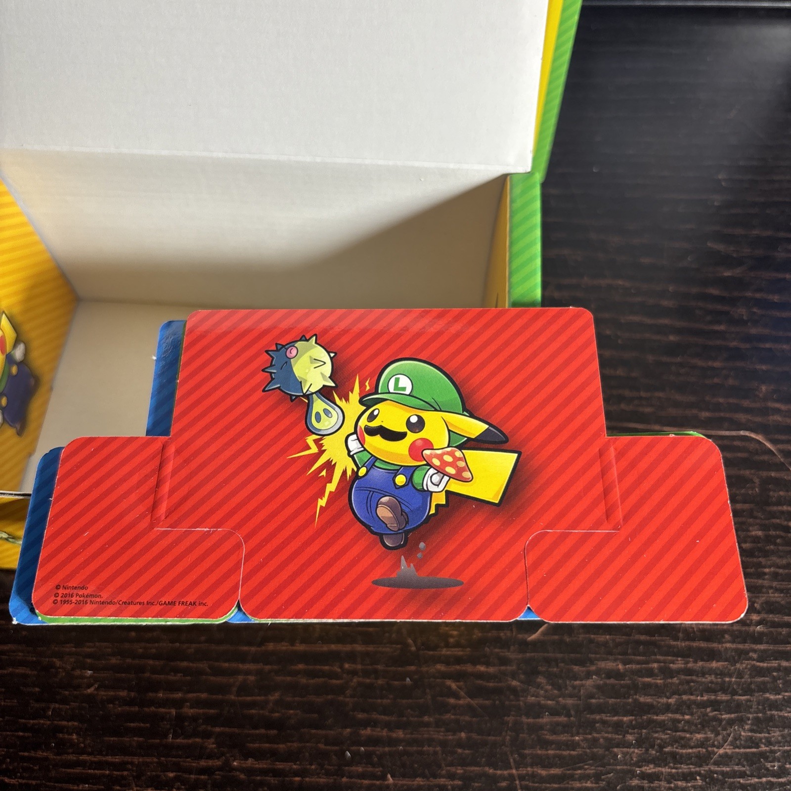 Mario Pikachu Box (Luigi) - Box & Dividers Only