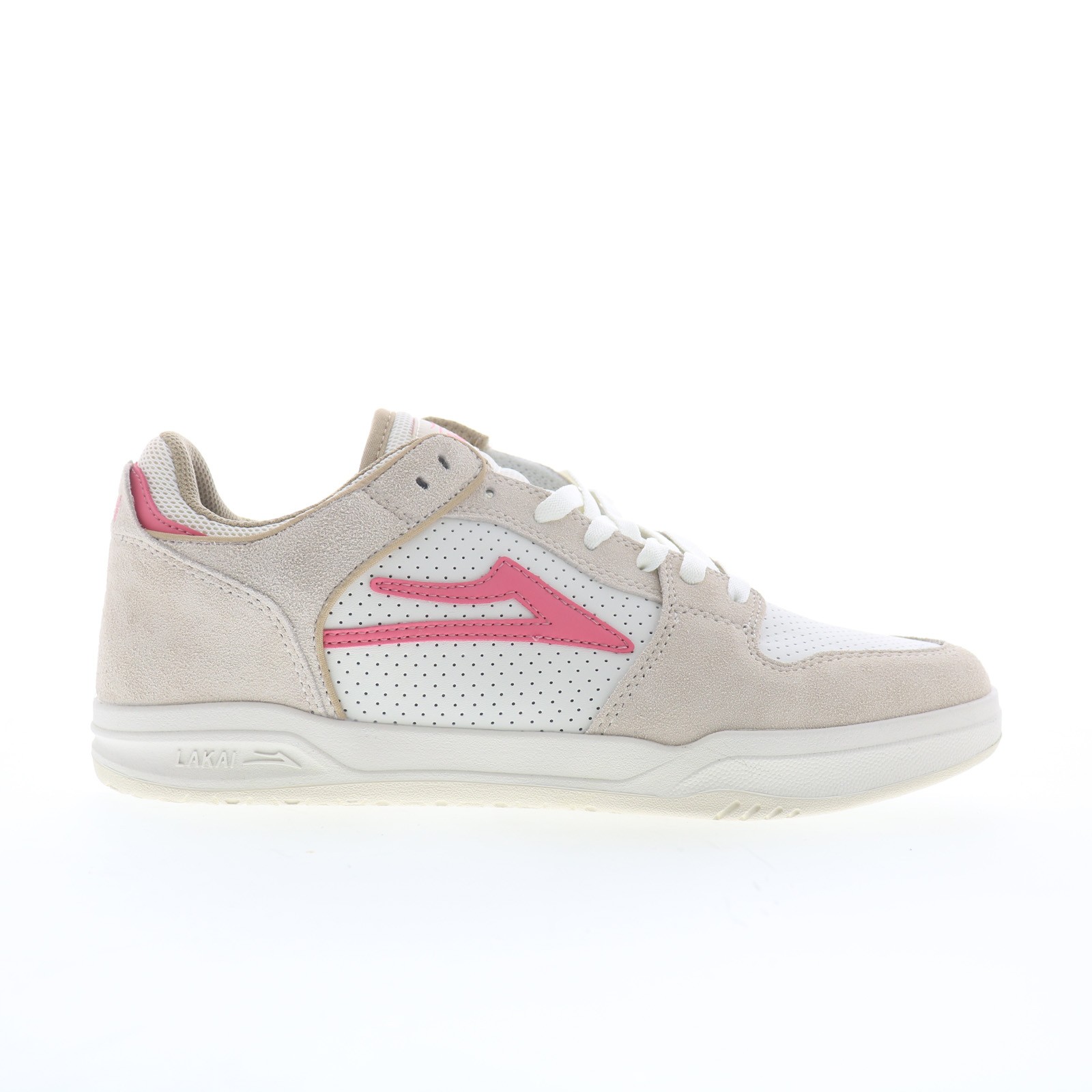 Lakai Telford Low Mens Beige Suede Lace Up Skate Inspired Sneakers Shoes