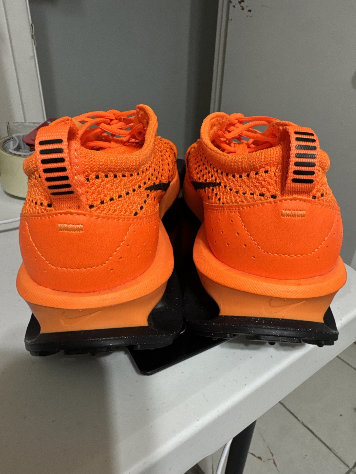 Size 10 - Nike Air Max Flyknit Racer Total Orange Black