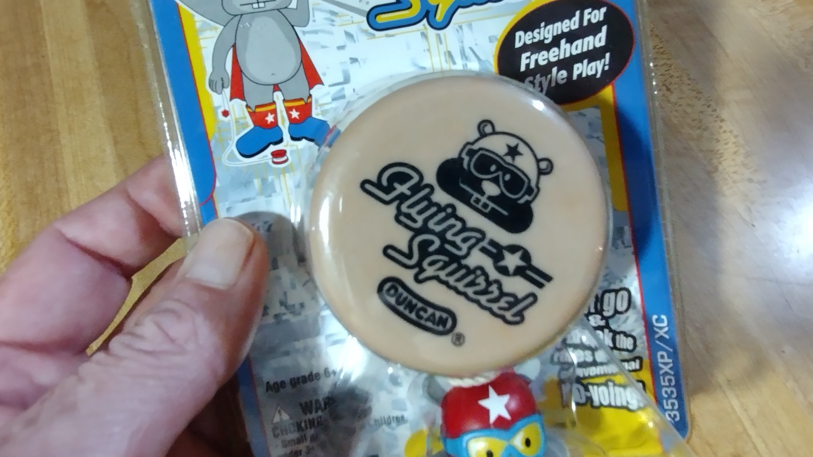 Duncan Flying Squirrel Tan YoYo,2009,new,rare!