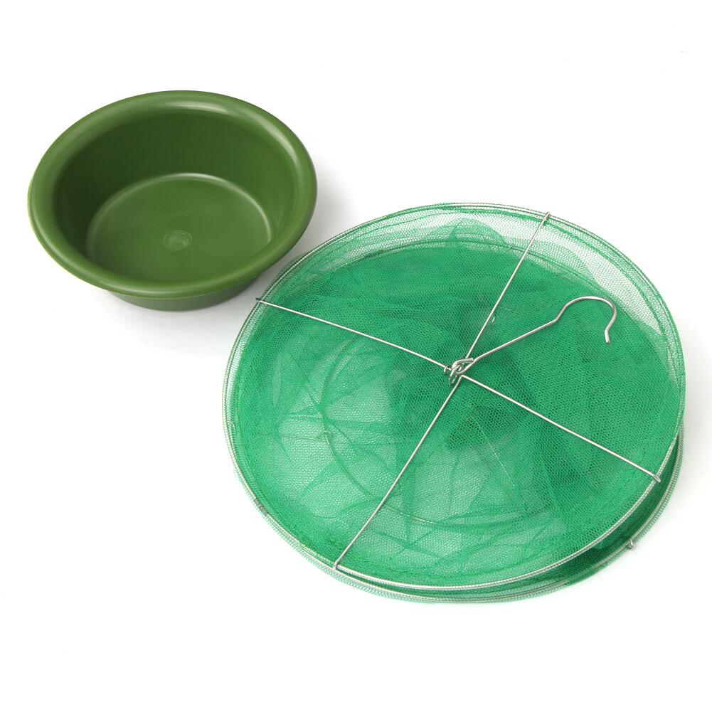2 PACK The Ranch Fly Trap Reusable Fly Killer Cage Net Trap Pest Bug Catcher US