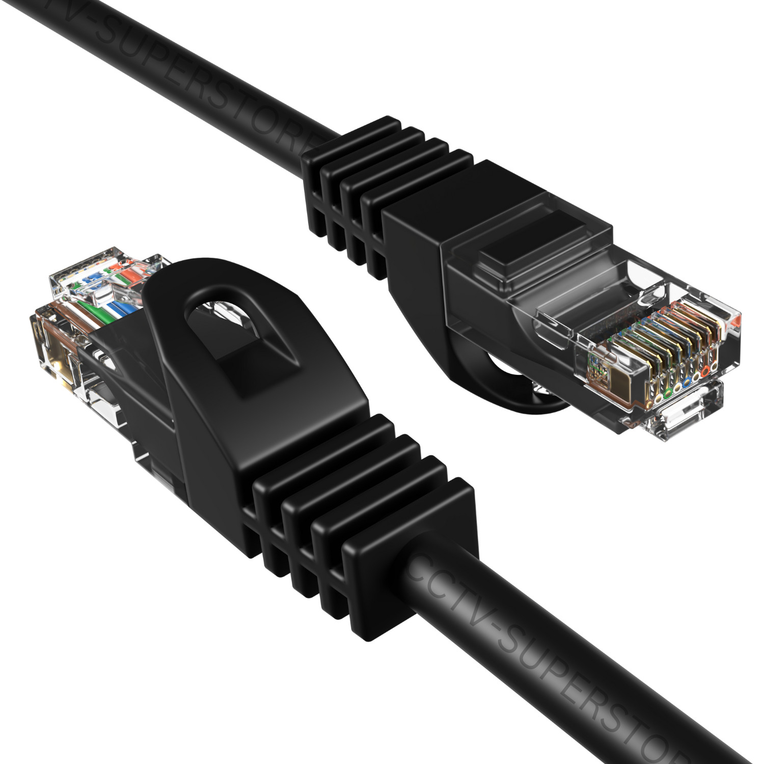 200FT Cat5e Ethernet Cable RJ45 UTP LAN Patch Cord Gaming Xbox PS4 PC CAT5 Black