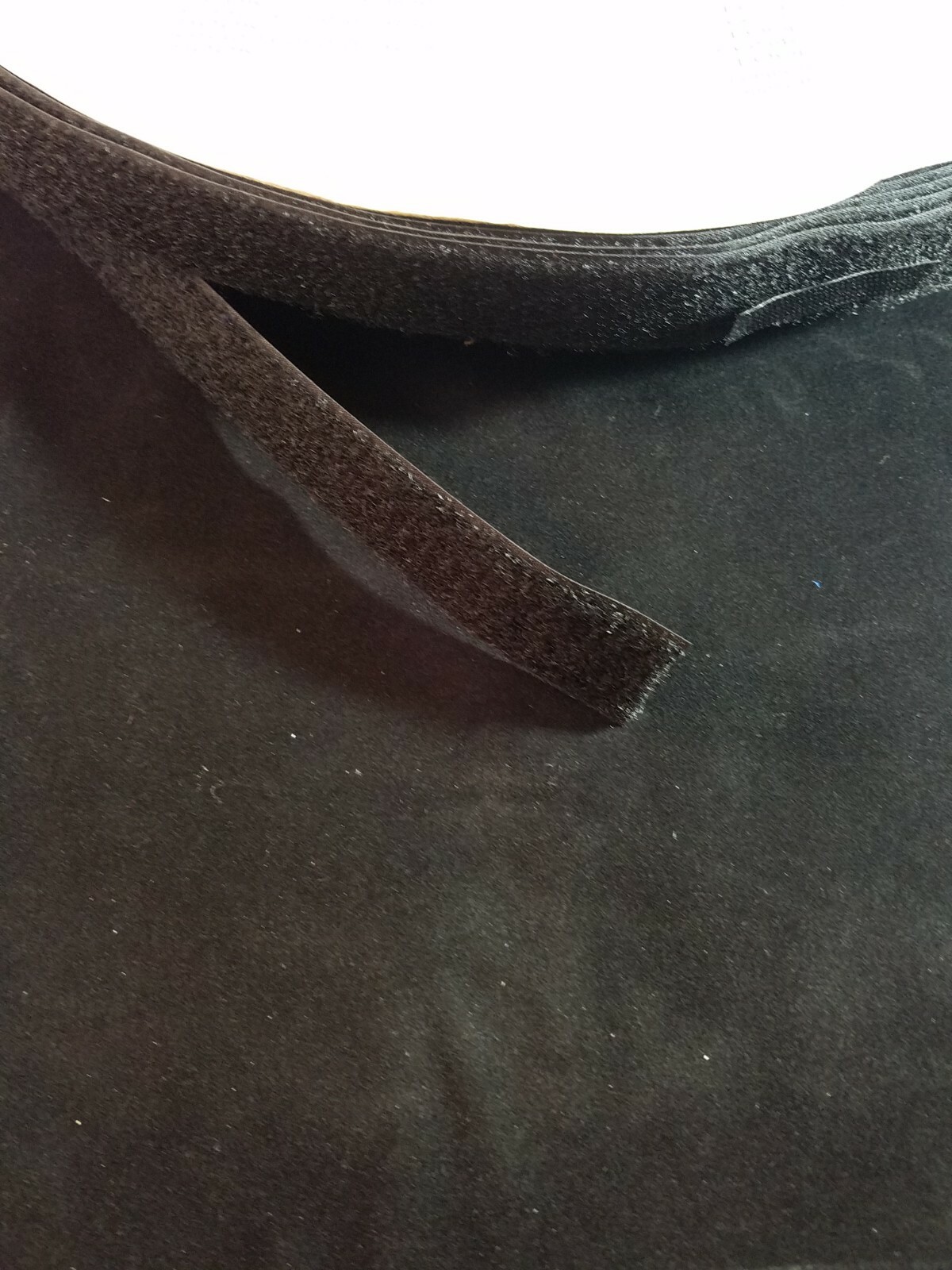 1" Black Sew-On Loop fastener Grip-It brand