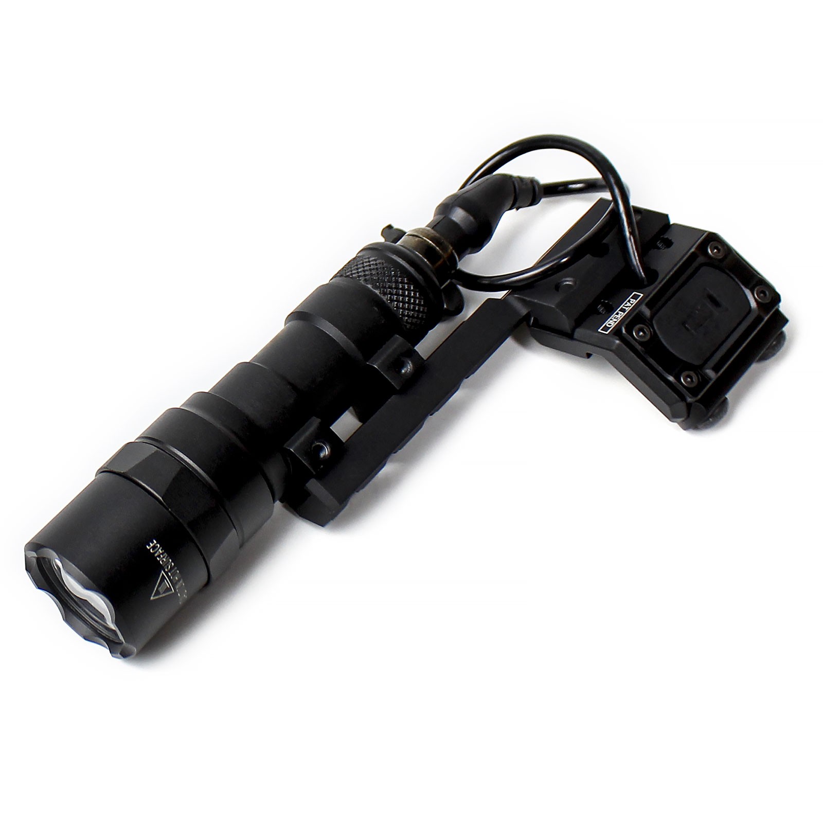 Tactica M300B LED White Flashlight /Pressure Button Switch /Light Mount Base