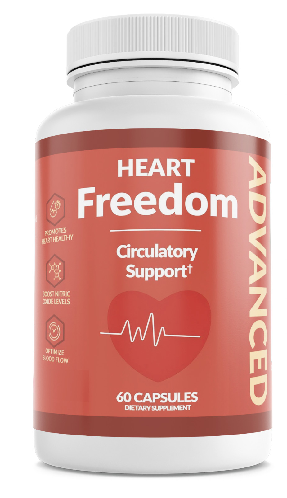 Heart Freedom Circulatory Support Dietary Supplement 60 Capsules