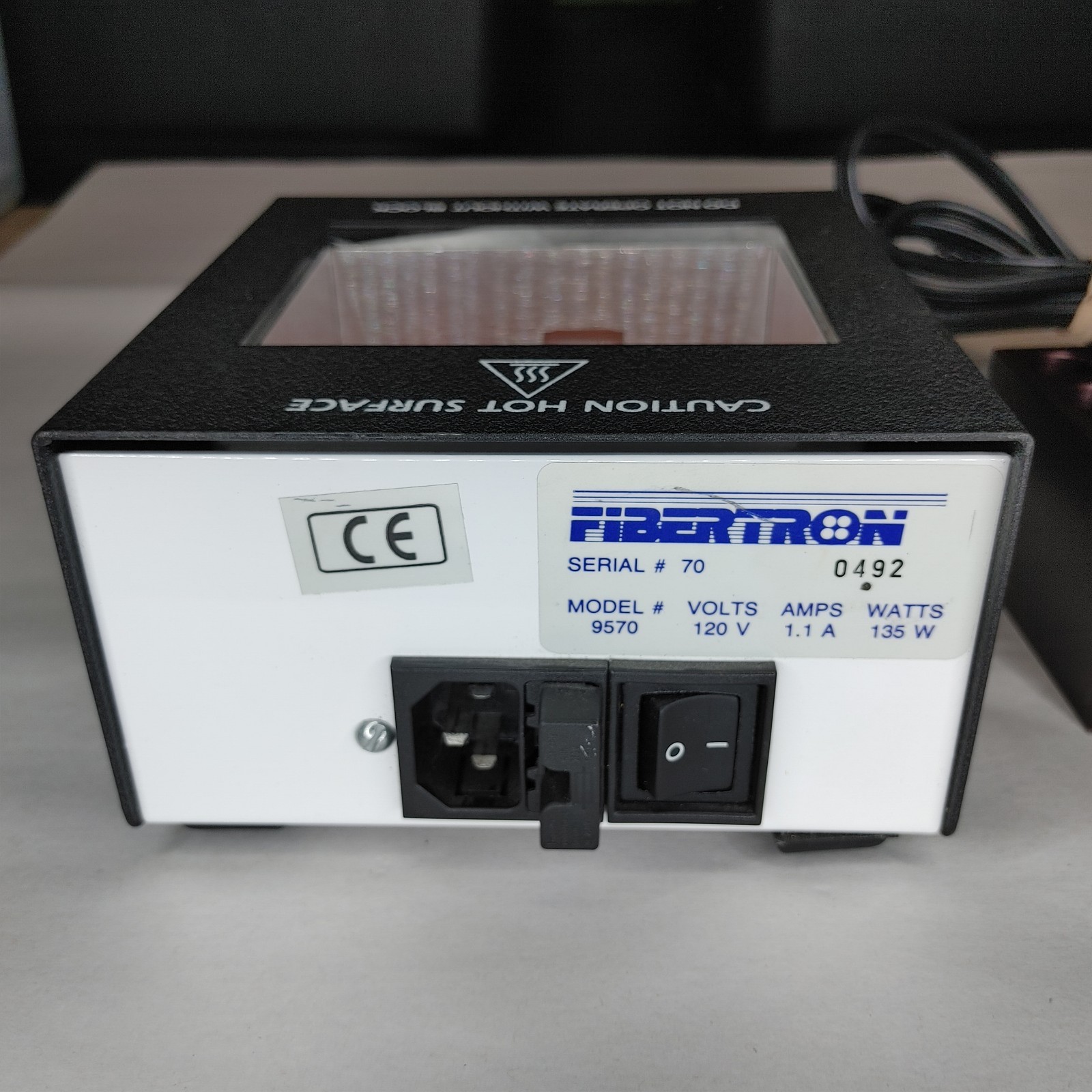 Fibertron 9570 Multi-Cure Oven 120V 1.1A 135W Tested Working