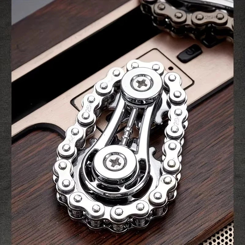 Metal Sprocket Fidget Spinner Fingertip Gyro EDC Toy Antistress Anxiety Adult **