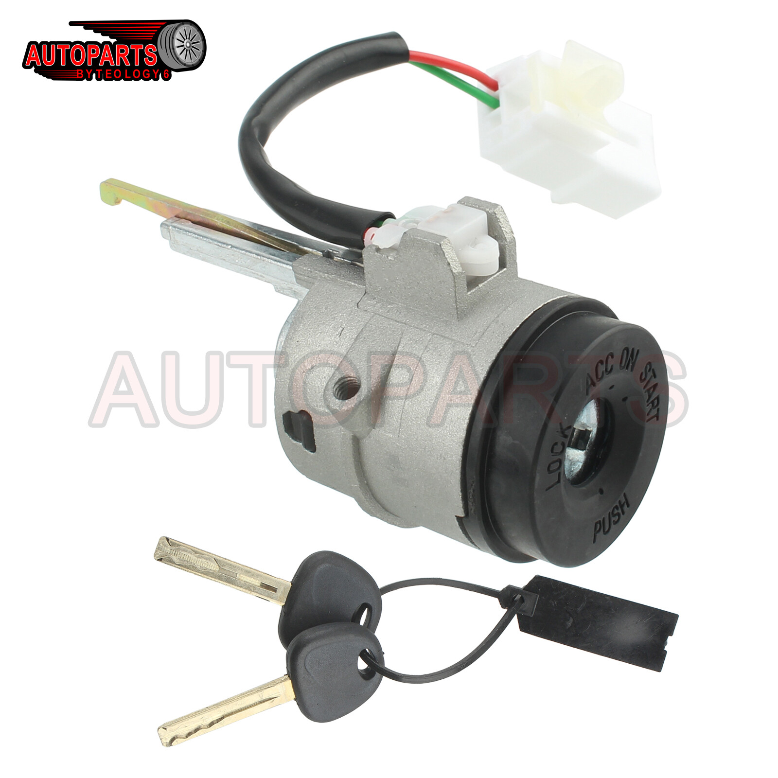 IGNITION LOCK CYLINDER 2 KEYS 81900-1GF20  FITS KIA RIO RIO5 2010-2011
