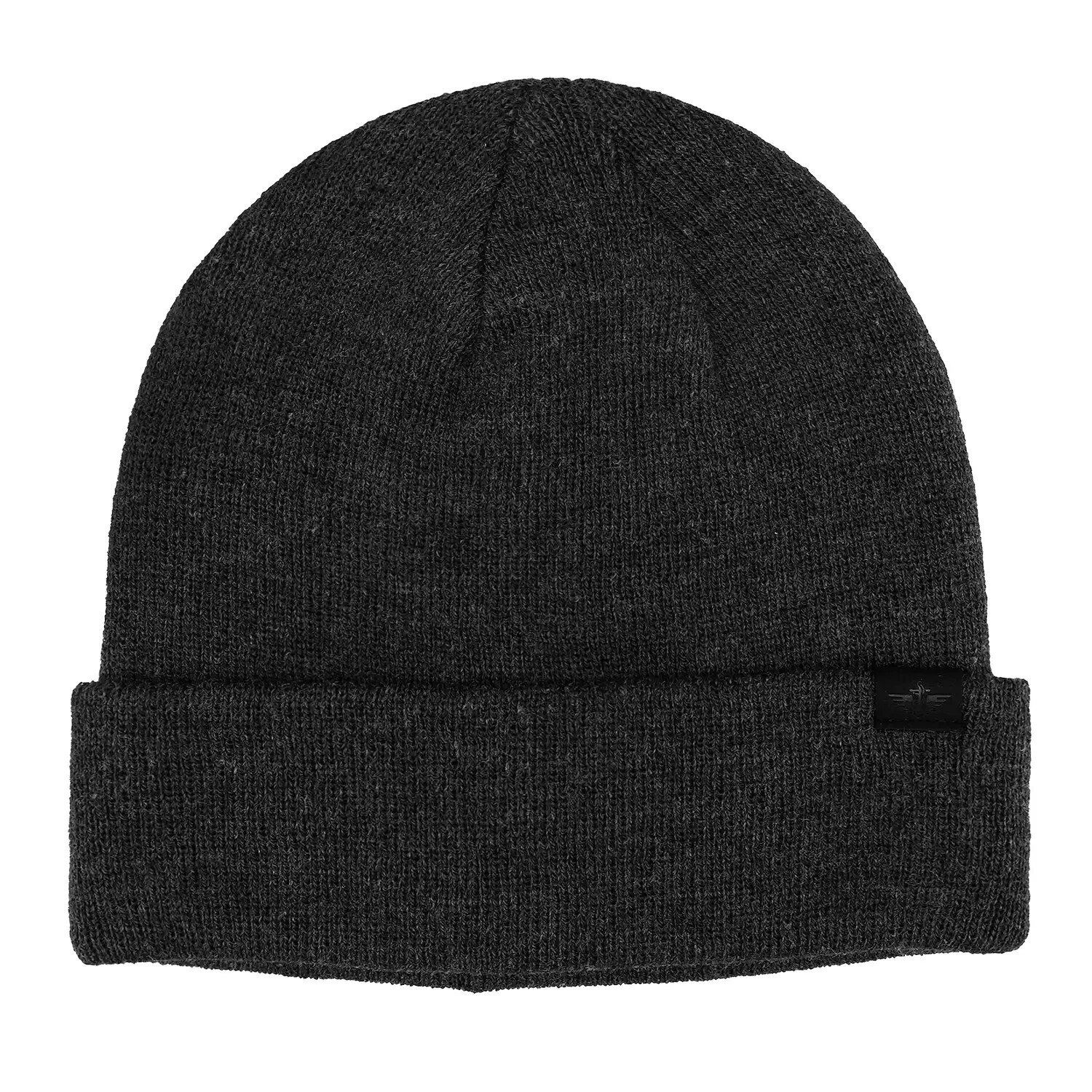 Dockers Men's Microcheck & Flat Knit Cuffed Beanies 2-pack Set (45DK06BB02) New