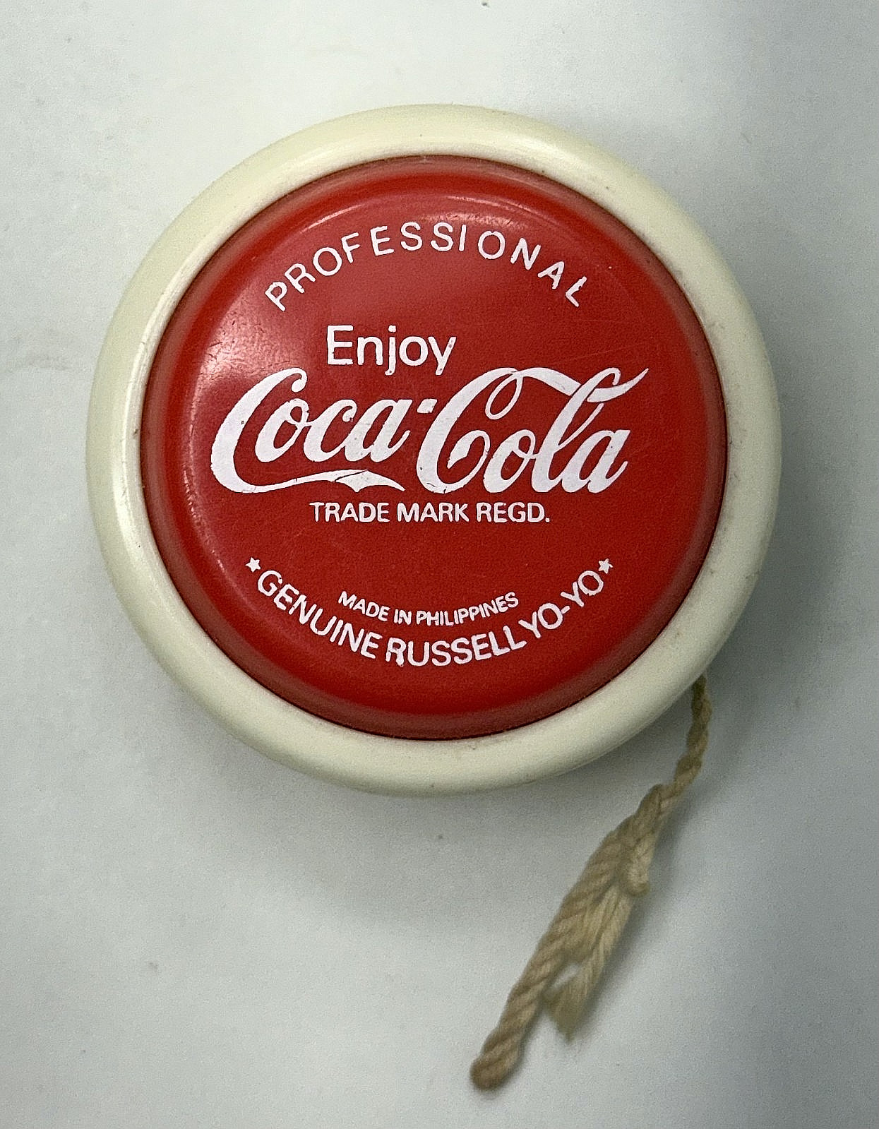 Vintage Coca-Cola Genuine Russell Championship Yo-Yo Made in Philippines