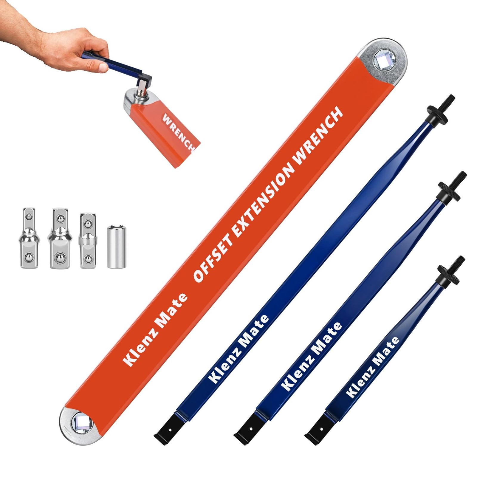 2026 Upgrade Offset Extension Wrench and 3 Different Lengths Extension Clamps...
