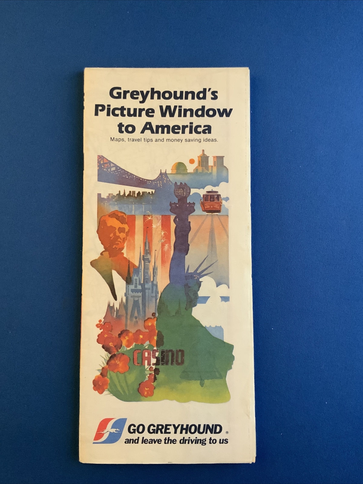 Greyhound’s Picture Window to America Map..GLI-190
