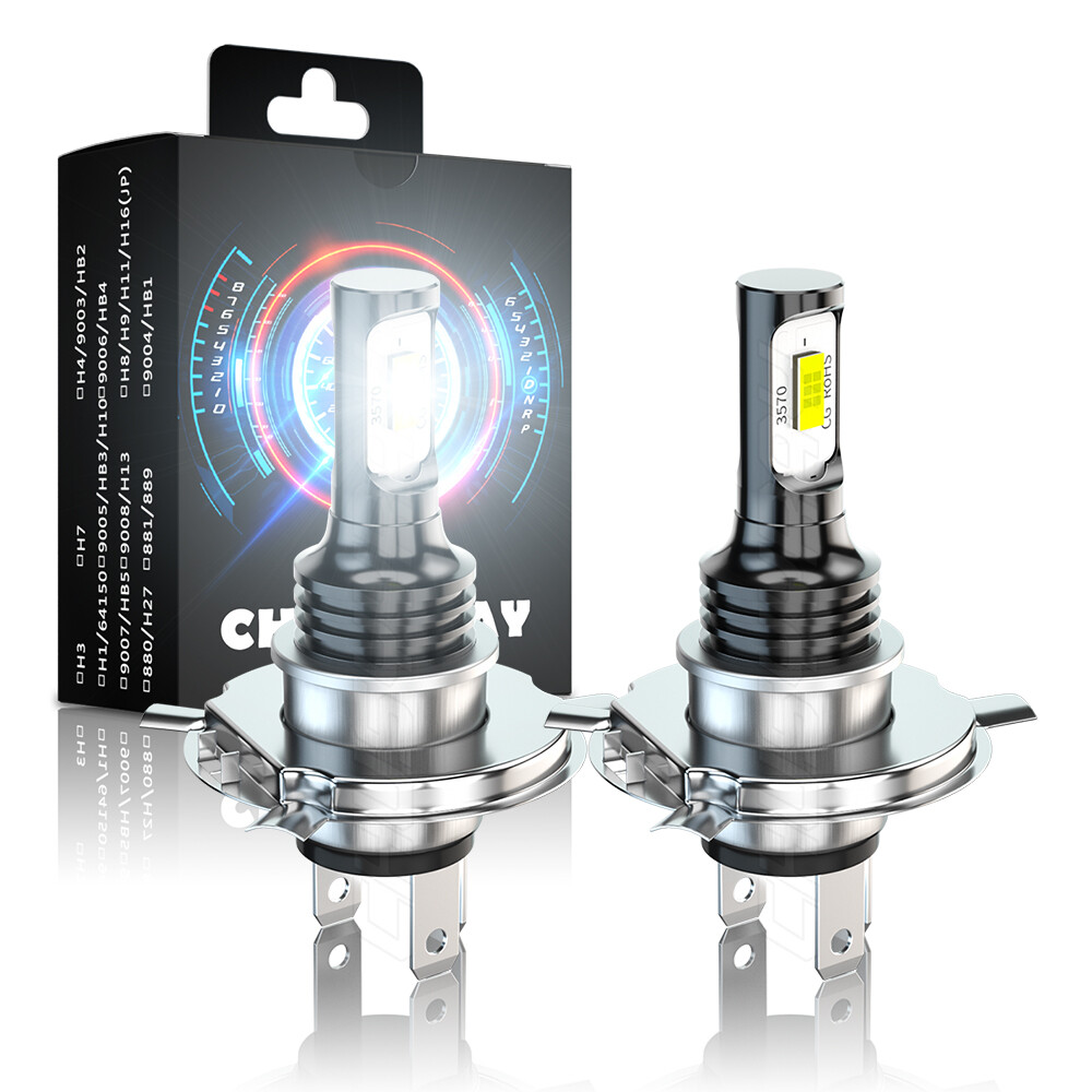 2x Super LED light bulb for Honda Motorcycle 2002-2007 VTX1800C headlight 6000K