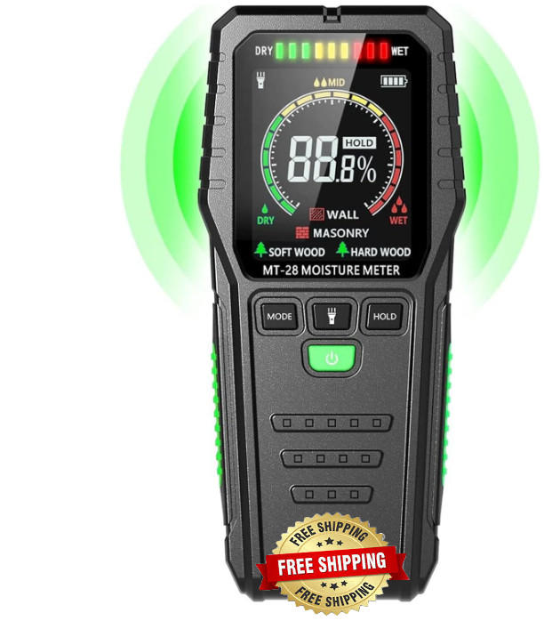 Medidor De Humedad Digital Detector De Fugas De Agua Prueba De Humedad Nuevo