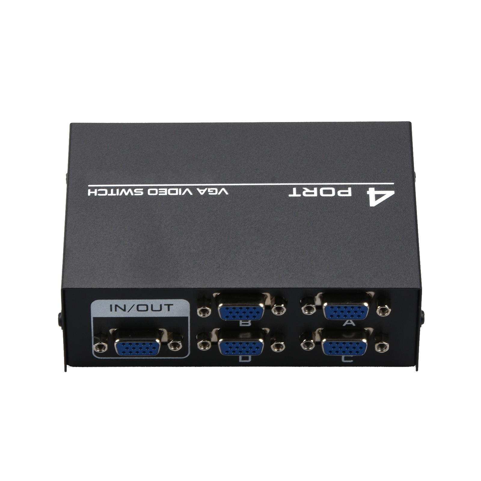 4x1 VGA Switch 4 Port VGA Switch Video Selector Switcher Box 4In 1Out VGA Switch