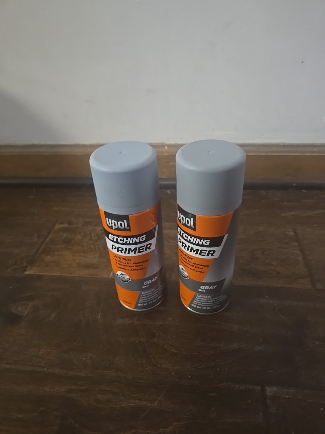 2x Upol Etching Primer Grey UP2092 Gray Aerosol 10 oz