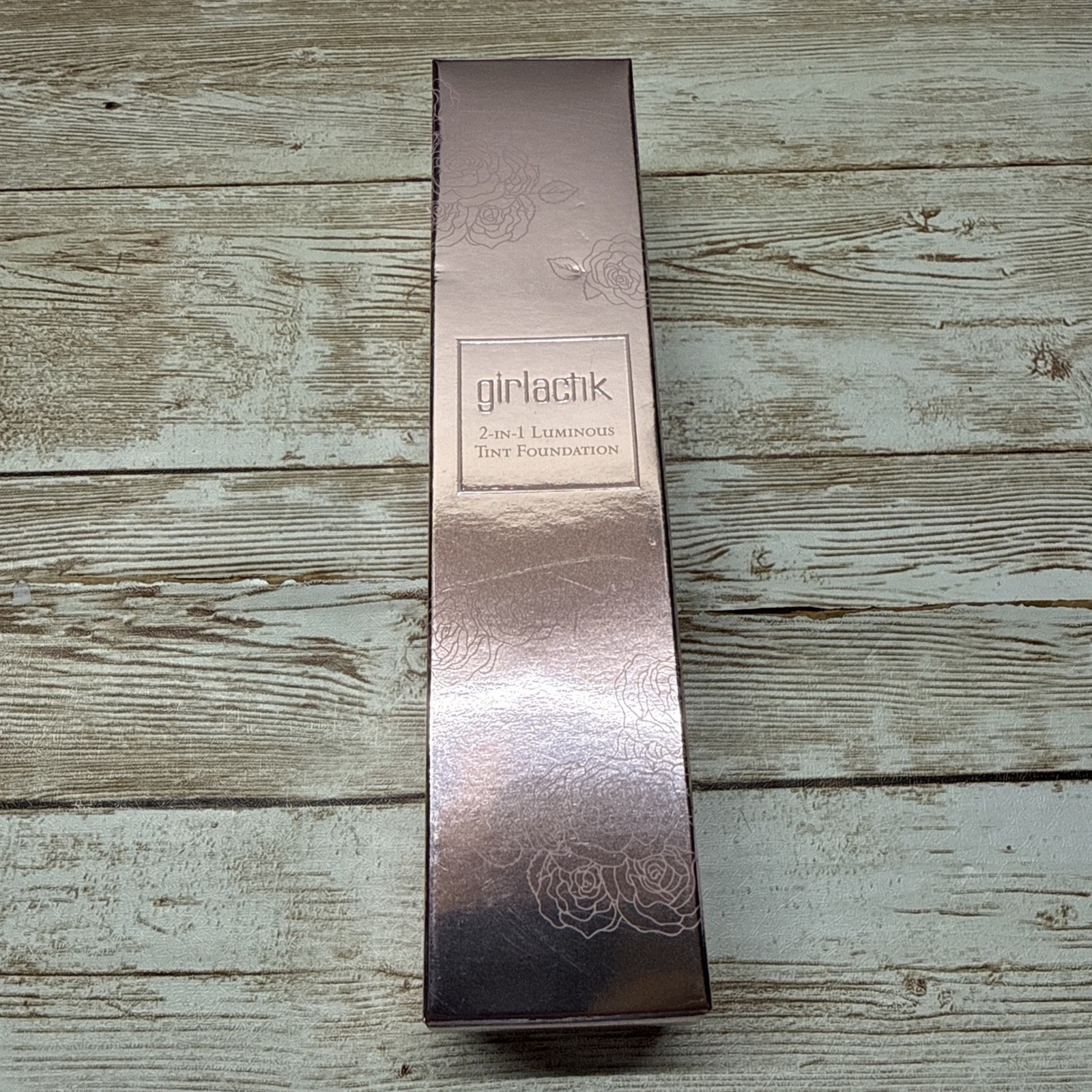 GIRLACTIK 2 IN 1 LUMINOUS TINT FOUNDATION~F4 Medium~FULL SIZE~1.35 FL.OZ~NIB!!!!