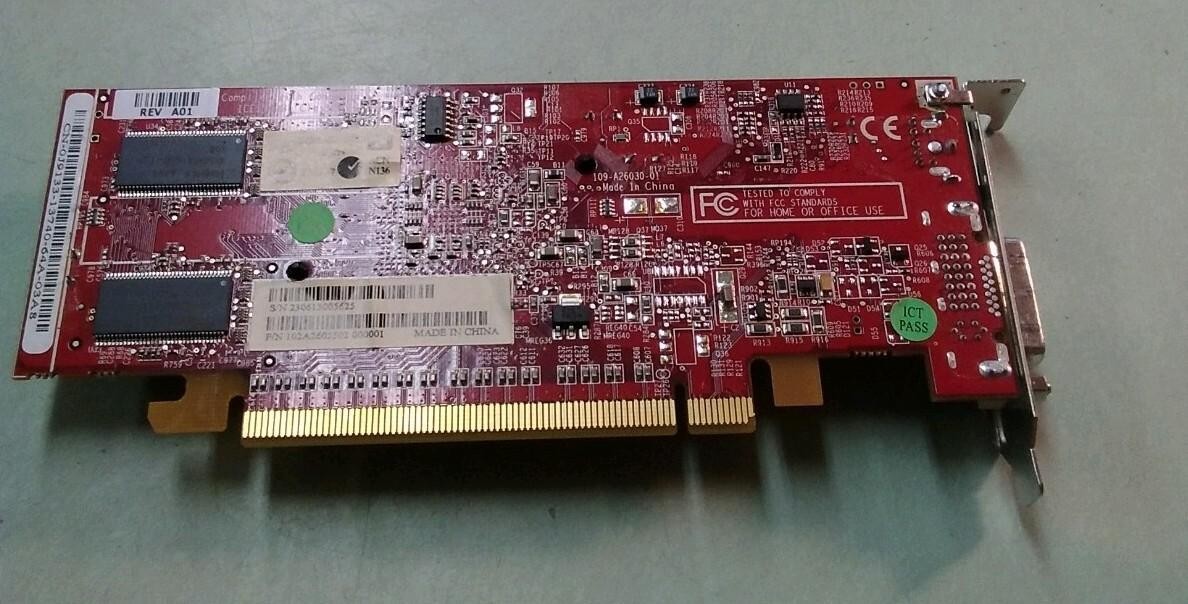ATI RADEON X600 Graphics Video Card PCI-E x16 Dell J9133 109-A26030-01