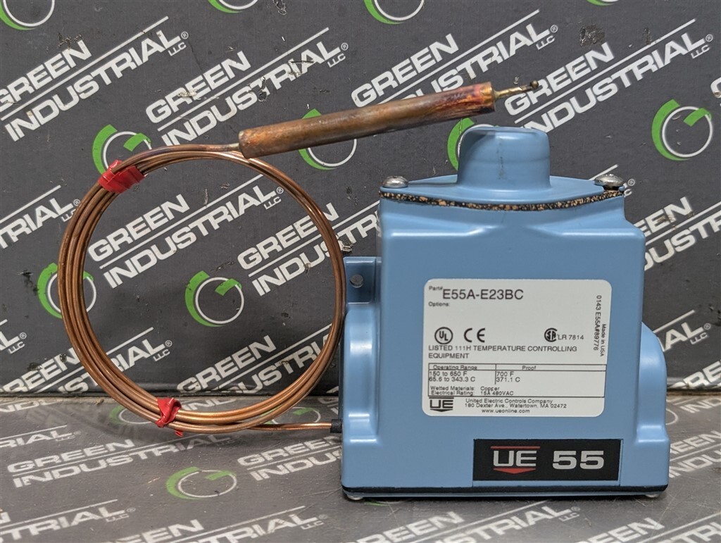NEW United Electric E55A-E23BC Temperature Switch with Probe
