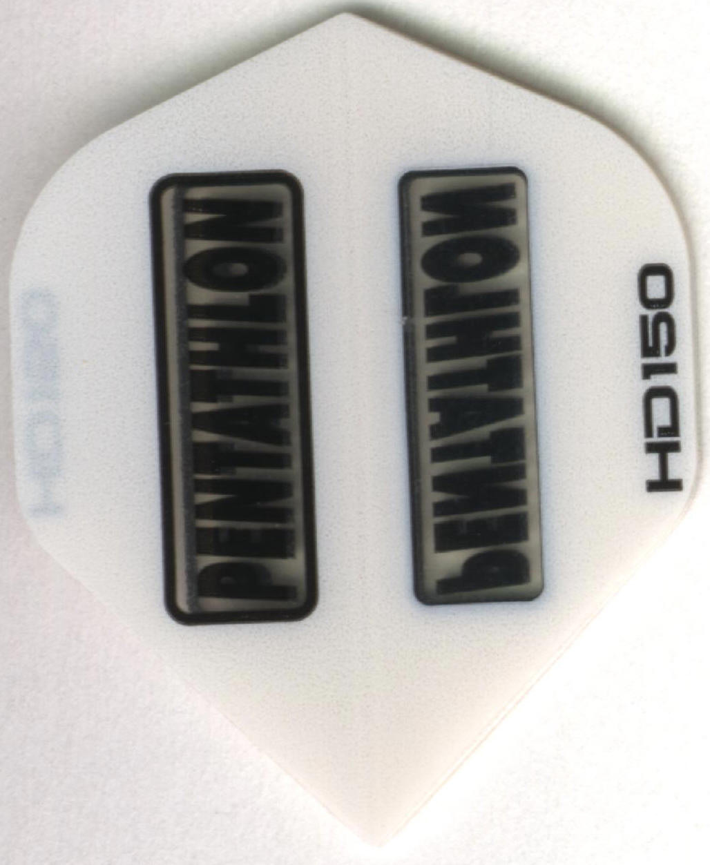 White PENTATHLON HD150 Dart Flights: 3 per set