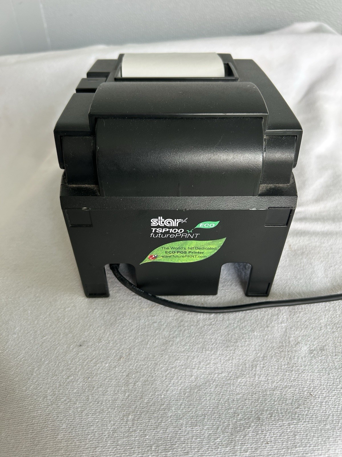 Star TSP100 ECO Thermal Receipt Printer USB POS Tested Working Black