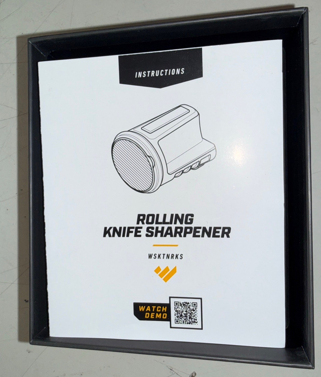 Work Sharp Rolling Knife Sharpener - 4 Angles - For All Kitchen Knife Sets