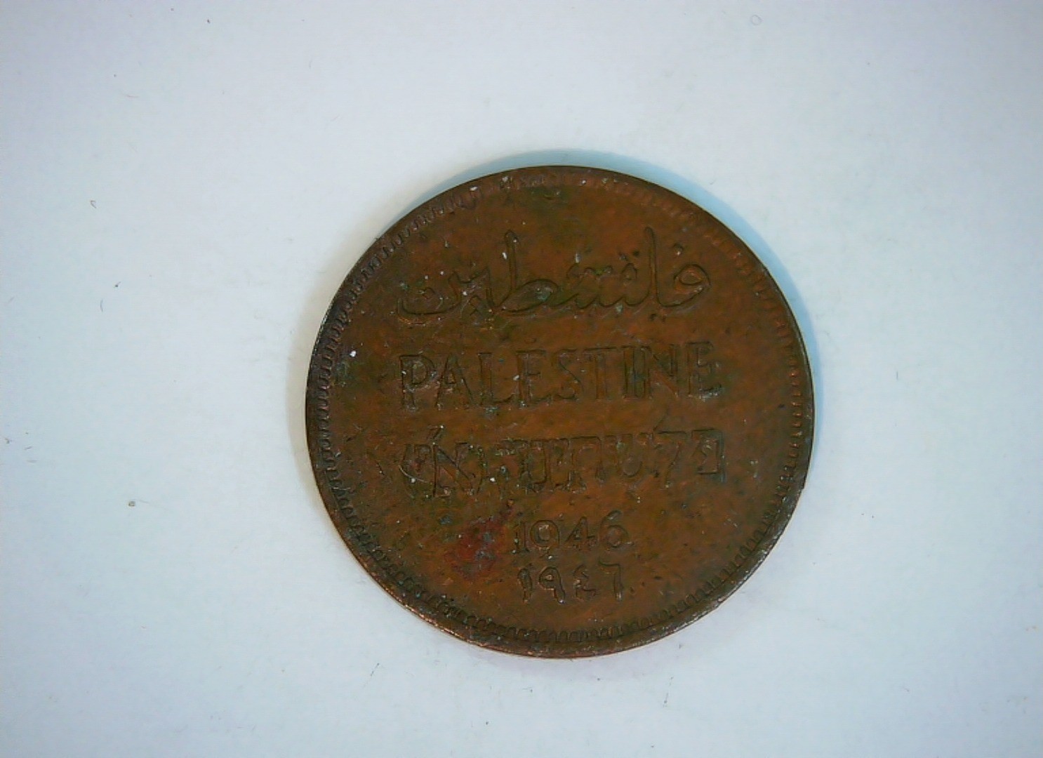 Palestine (British Mandate) 1946 1 Mil Palestine 1 Mil (British Mandate) Coin
