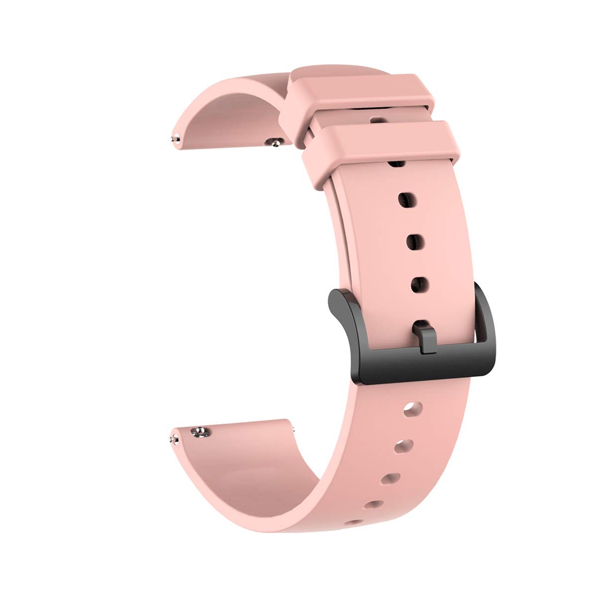 FitTurn [10-Pack] Compatible with 22mm Soft Silicone Glossy Replacement Wrist...