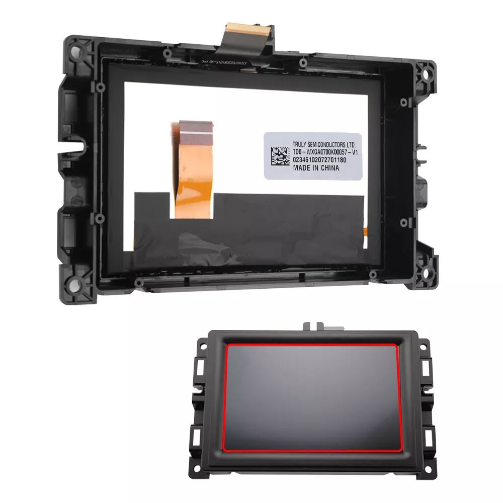For 2017-2020 Jeep LCD Display Touch Screen Compass Radio Navigation Replace 7"