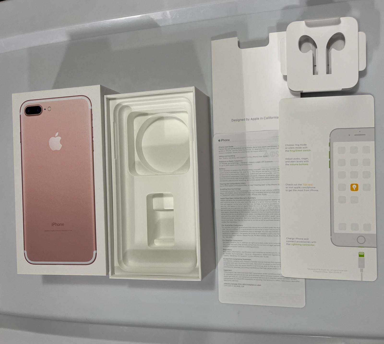 iPhone 7 Plus Rose Gold 32GB- Empty Box Only