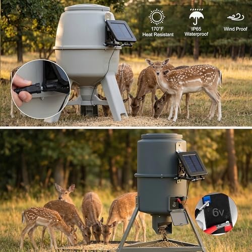 6V Solar Panel for Deer Feeder - Efficient Solar Panel Charger with Adjustable