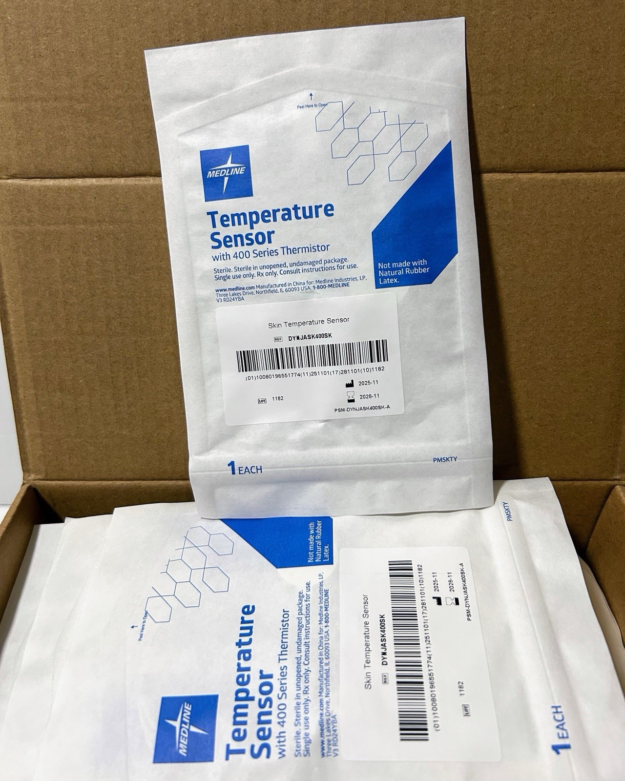 400 Series Thermistor Temperature Sensor, 50/bx DISPOSABLE