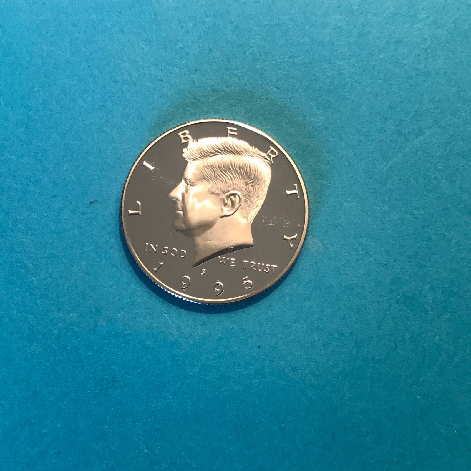 1995 S Kennedy Proof  Clad Half Dollar   FREE SHIP