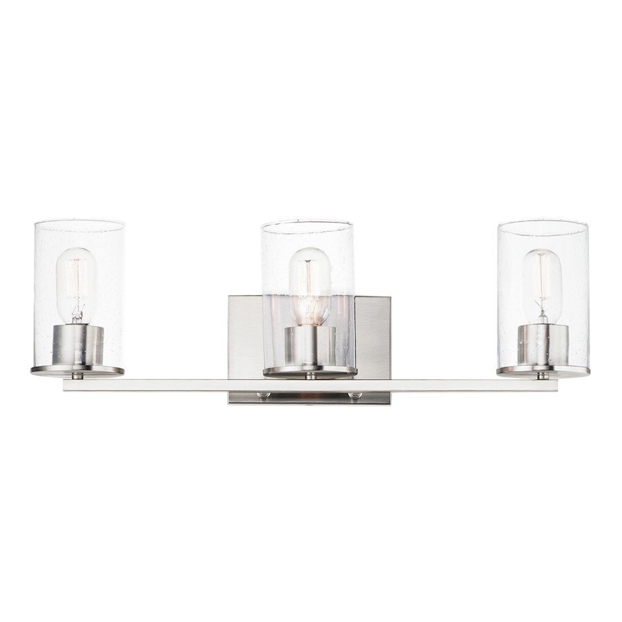 Maxim Lighting Sleek 3 Light Bath Vanity, Satin Nickel - 11843CDSN