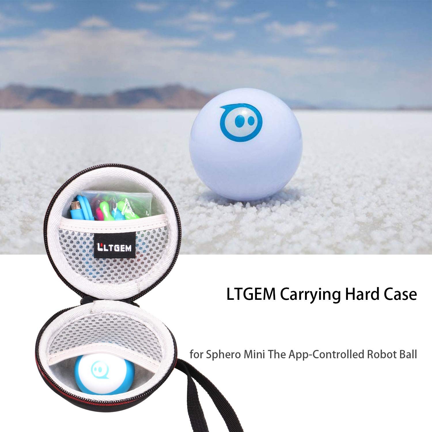 LTGEM Case Compatible with Sphero Mini Coding Robot Ball, Only 1