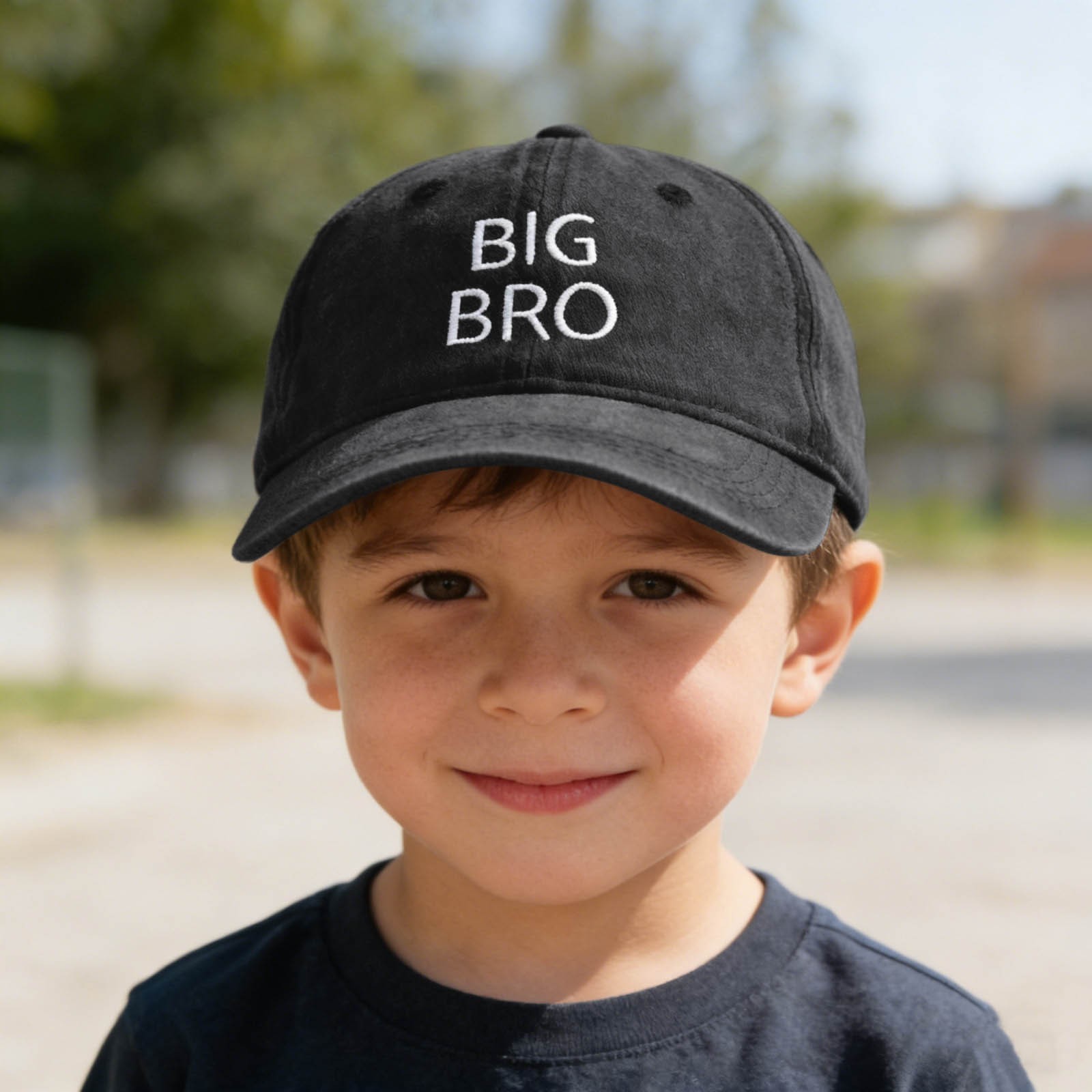 Big Brother Sister Embroidered Baseball Caps for Toddler Boys Girls Adjustable