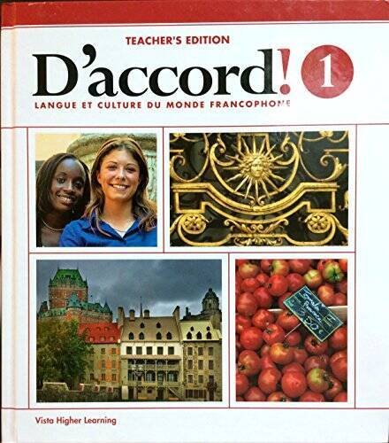 Daccord : Langue Et Culture Du Monde Francophone, Vol 1, Teachers  - GOOD