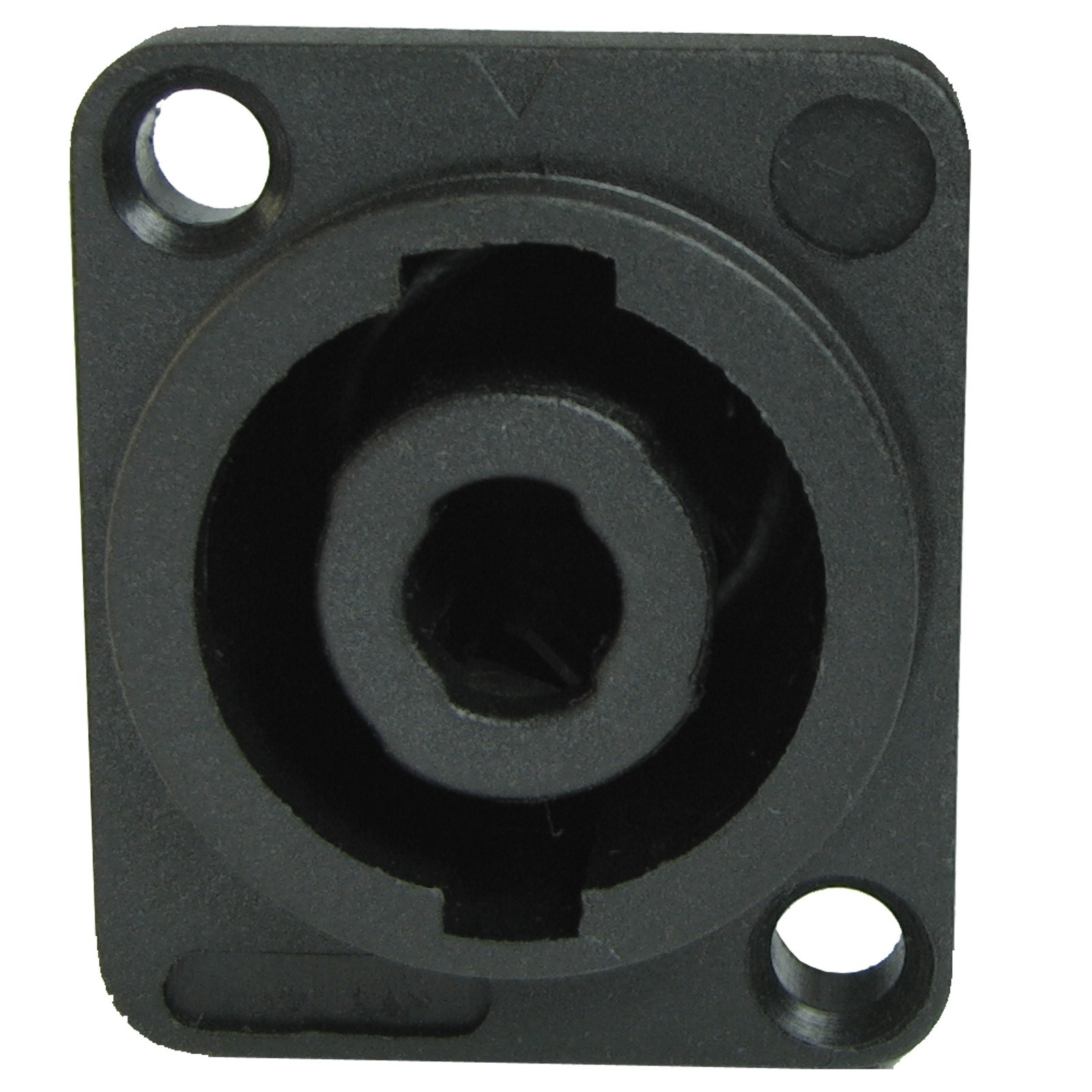 4 pole conductor panel surface mount speakon compatible speaker connector jack